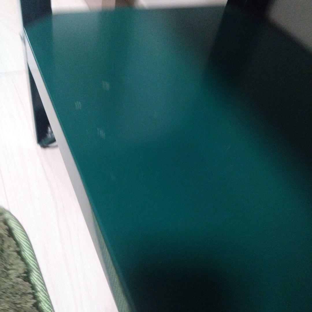 廃盤I　人気カラー　IKEA　コールビョーン　緑色の3段スチールラック