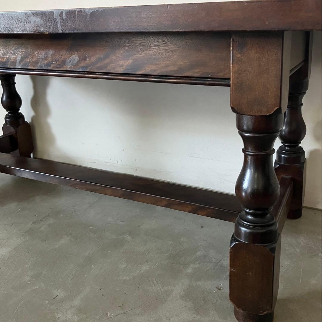 レトロ　アンティーク　ヴィンテージ　古道具　古家具　松本民芸家具　テーブル　机