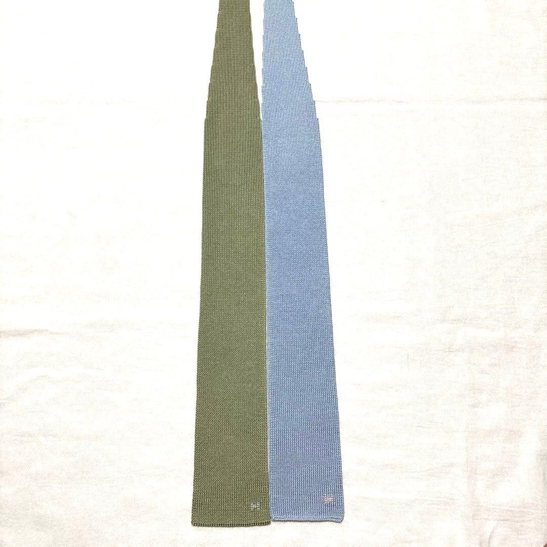 究極美品　エルメス　ネクタイ　4way リバーシブル　キャトルタン　箱付　袋付