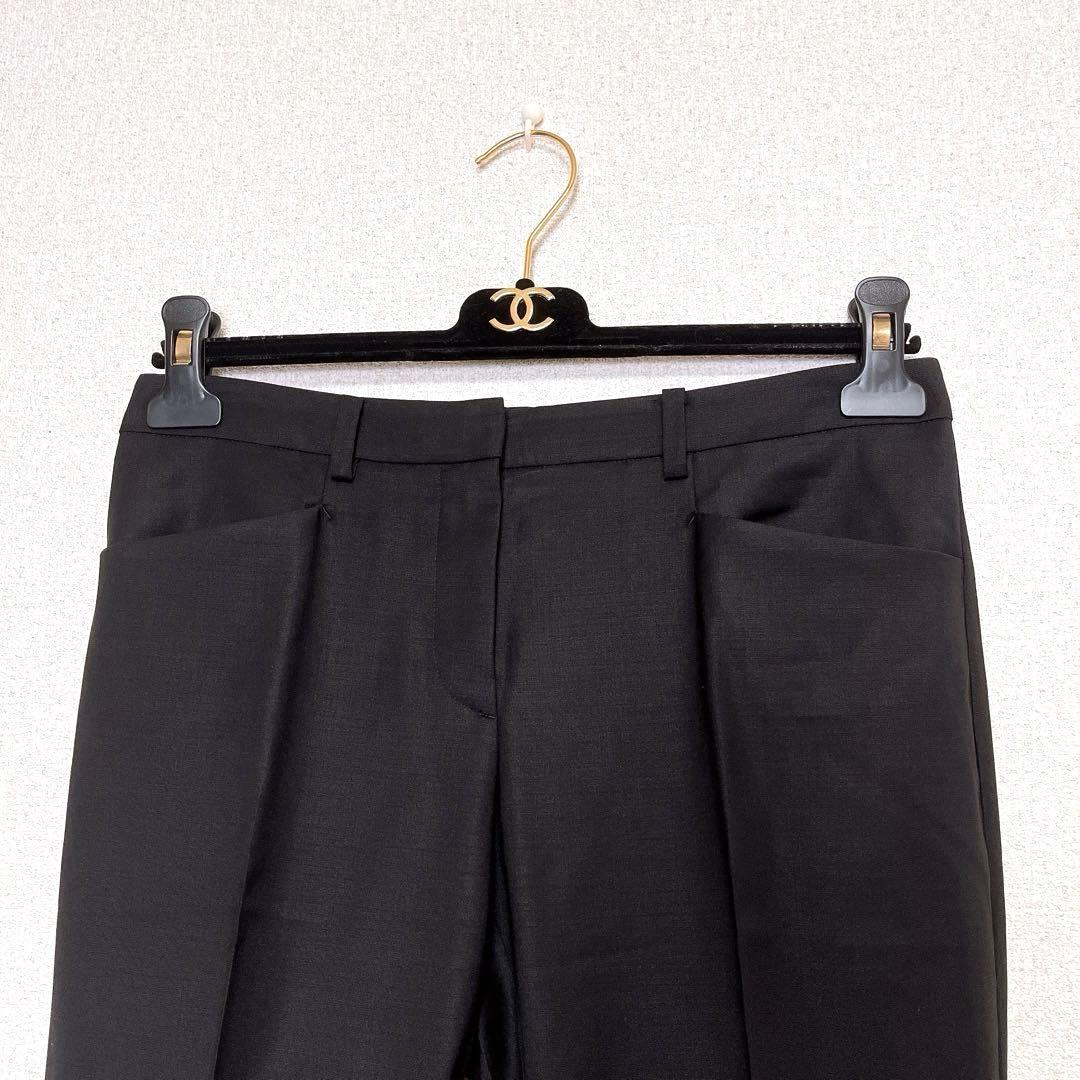 theory luxe スーツ ジャケット パンツ セットアップ 上下 36 黒