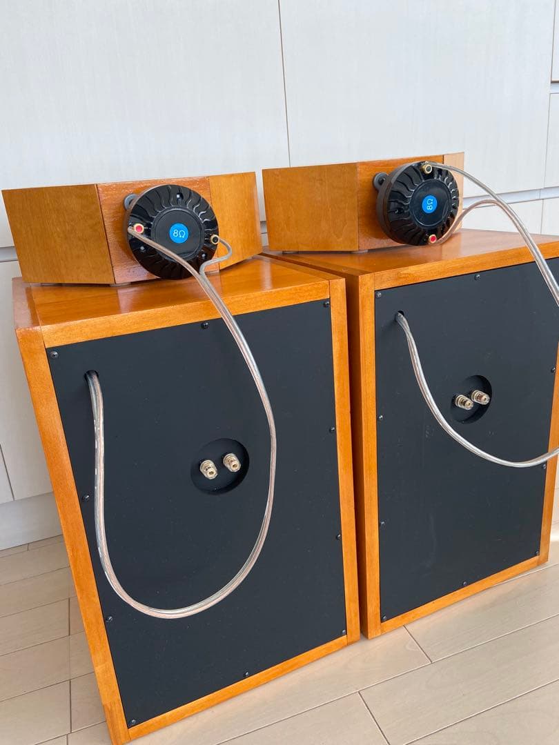 自作ウッドホーン搭載フロントロードホーンスピーカー