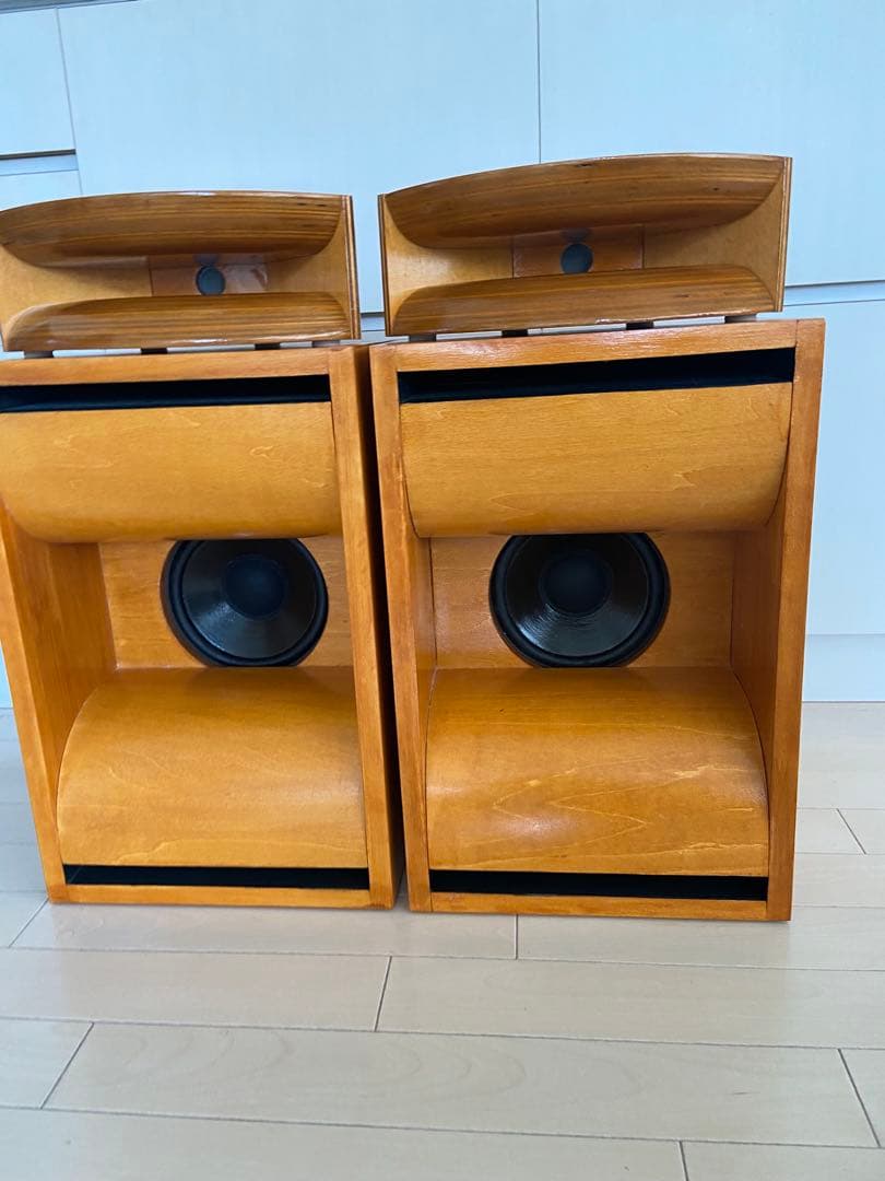 自作ウッドホーン搭載フロントロードホーンスピーカー