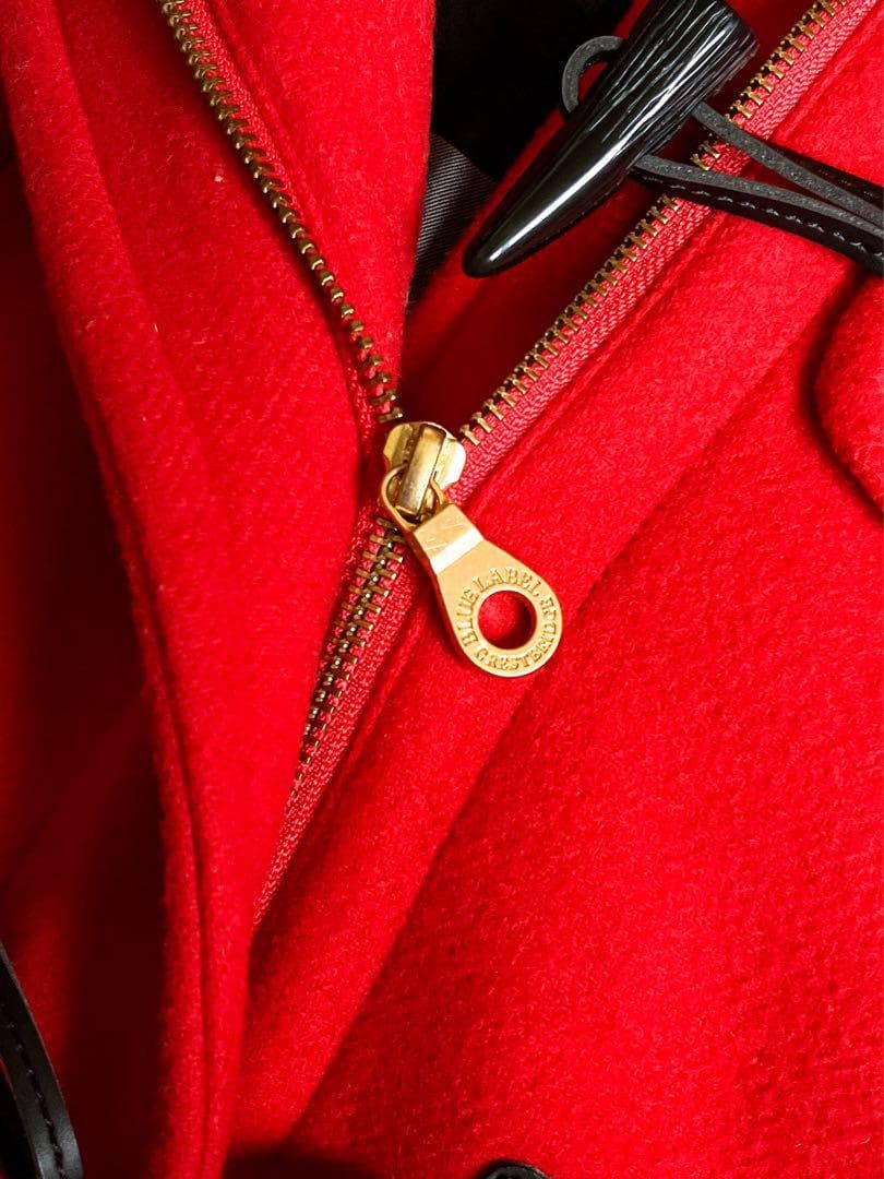 【ブルーレーベルクレストブリッジ】ショートダッフルコート 裏地CBチェック 38