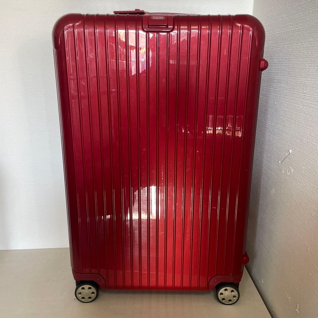 美品 RIMOWA サルサデラックス 87L オリエンタルレッド チェックインL