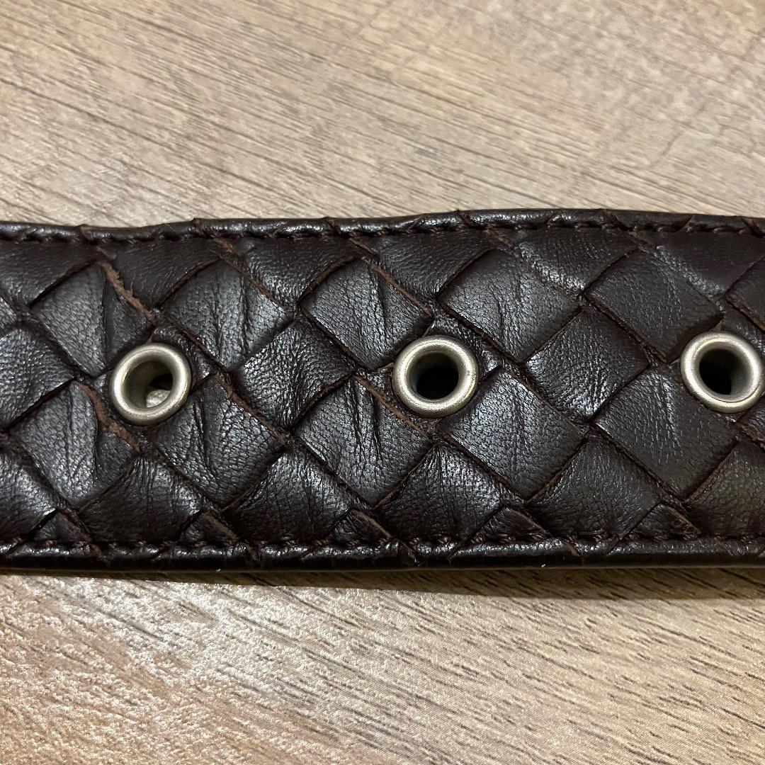 BOTTEGA VENETA ベルト 85cm/34in ダークブラウン