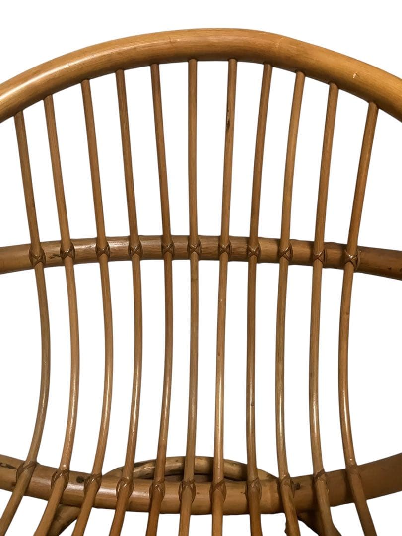 円形　ラタン　360°回転椅子　ソファ　アームチェア　アームチェア　肘付き椅子