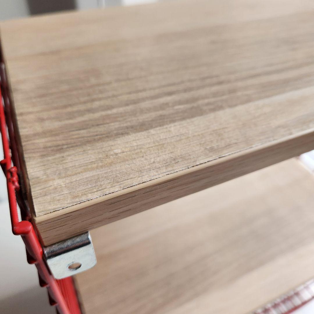 廃盤　IKEA ウォールシェルフ SVENSHULT スヴェンスフルト 赤