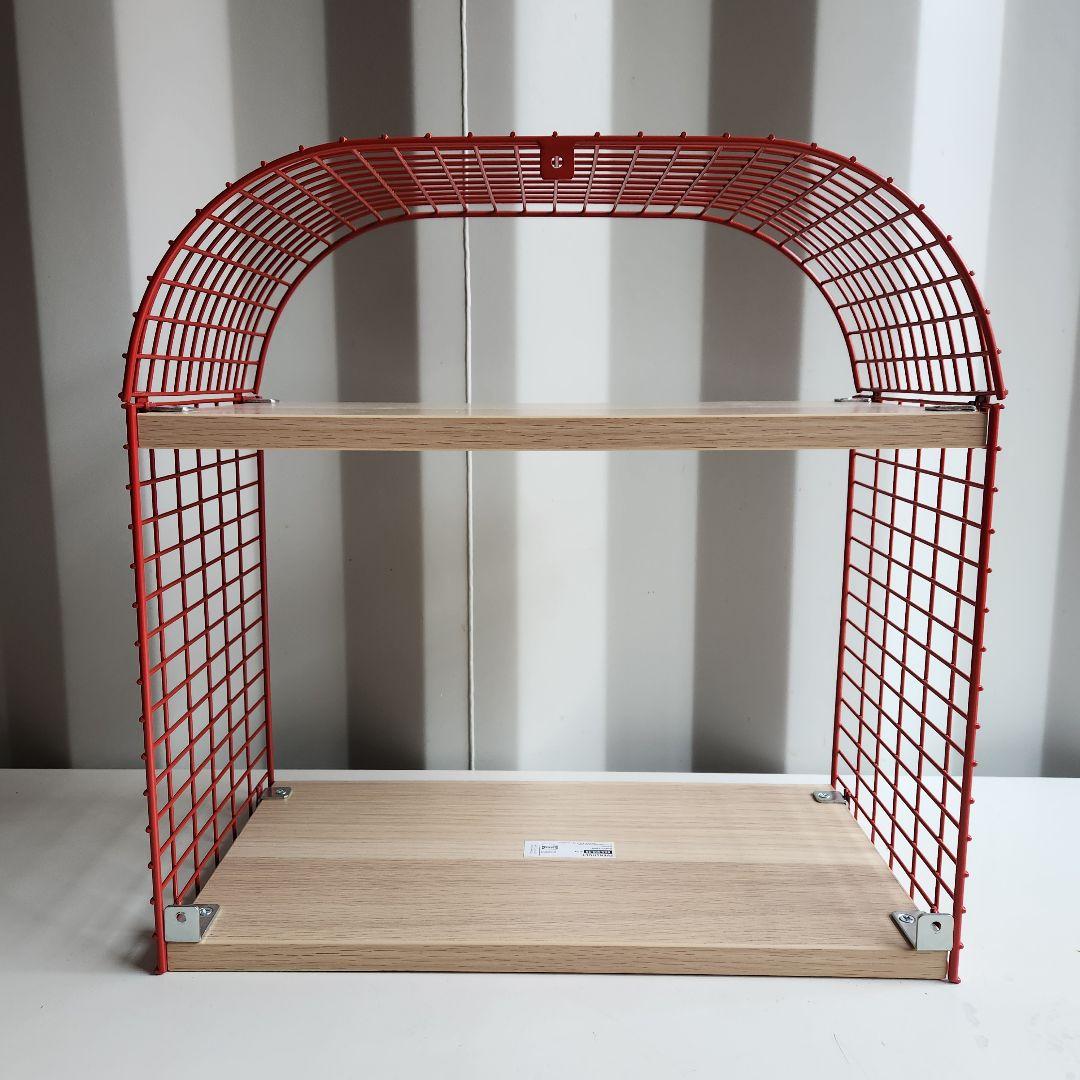 廃盤　IKEA ウォールシェルフ SVENSHULT スヴェンスフルト 赤