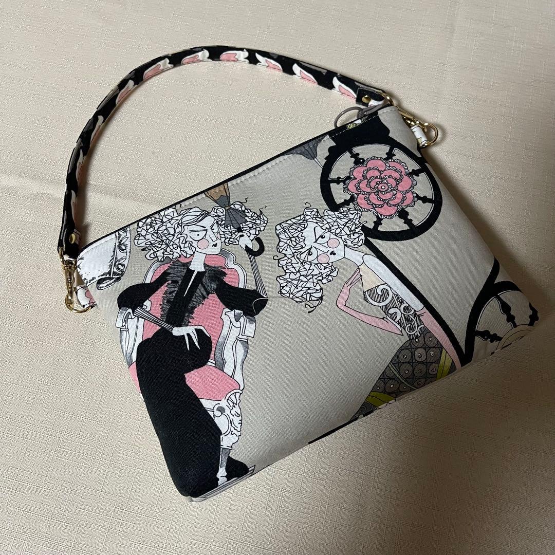 ♡20㎝ファスナーポーチ♡ハンドメイド　アレキサンダーヘンリー