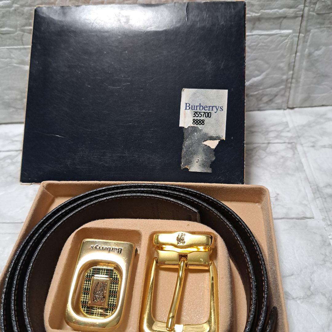 ✨️新品 未使用 ✨️BURBERRY バーバリー ベルト レザー セット