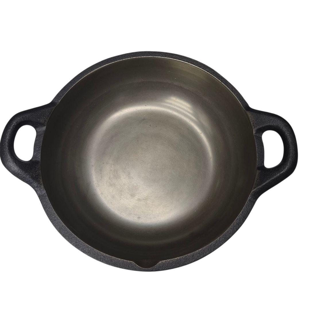 山王堂　天婦羅鍋 砂鉄鍋　直径約28cm