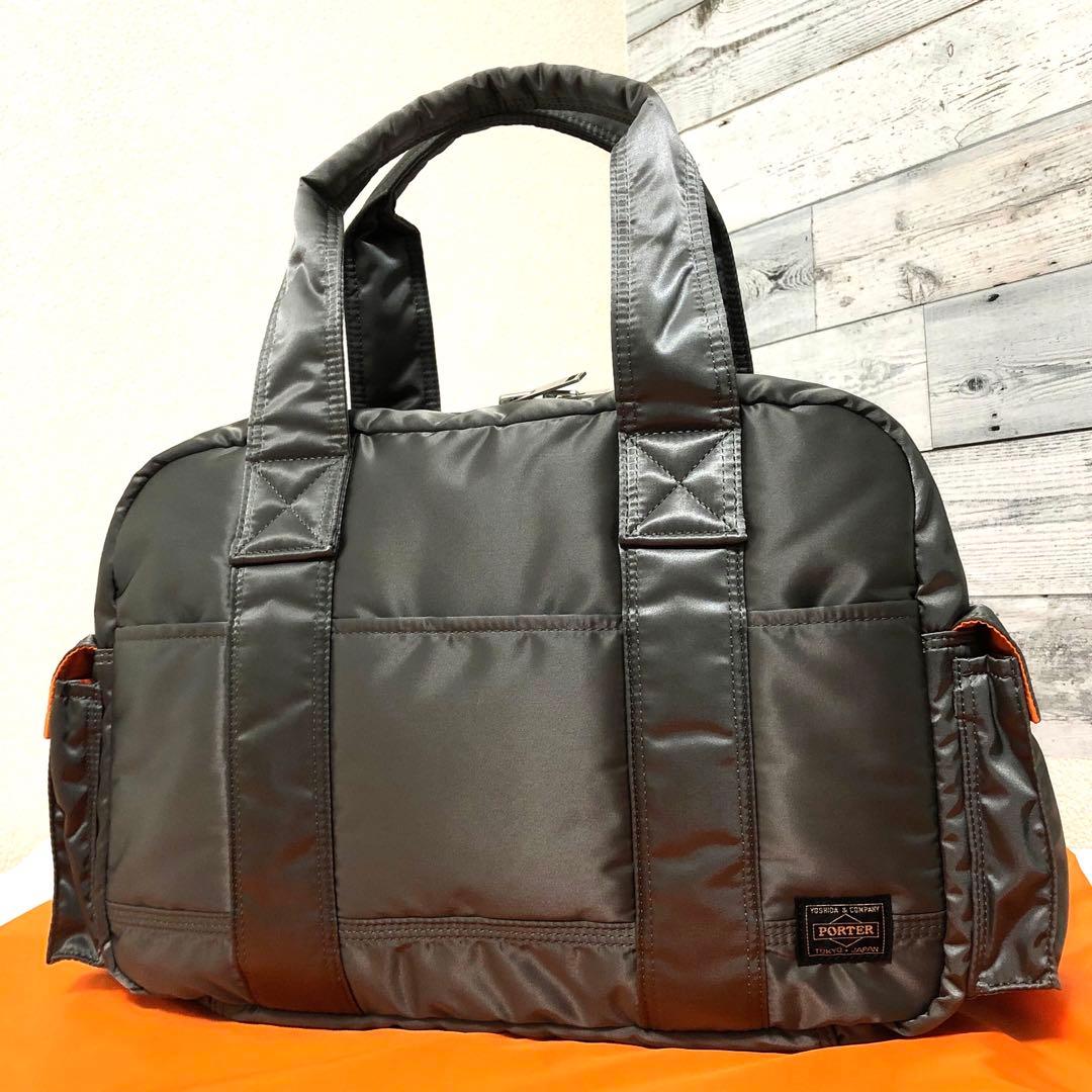 新品同様✨新型 ポータータンカー ボストンバッグ グレー ダッフル トートバッグ