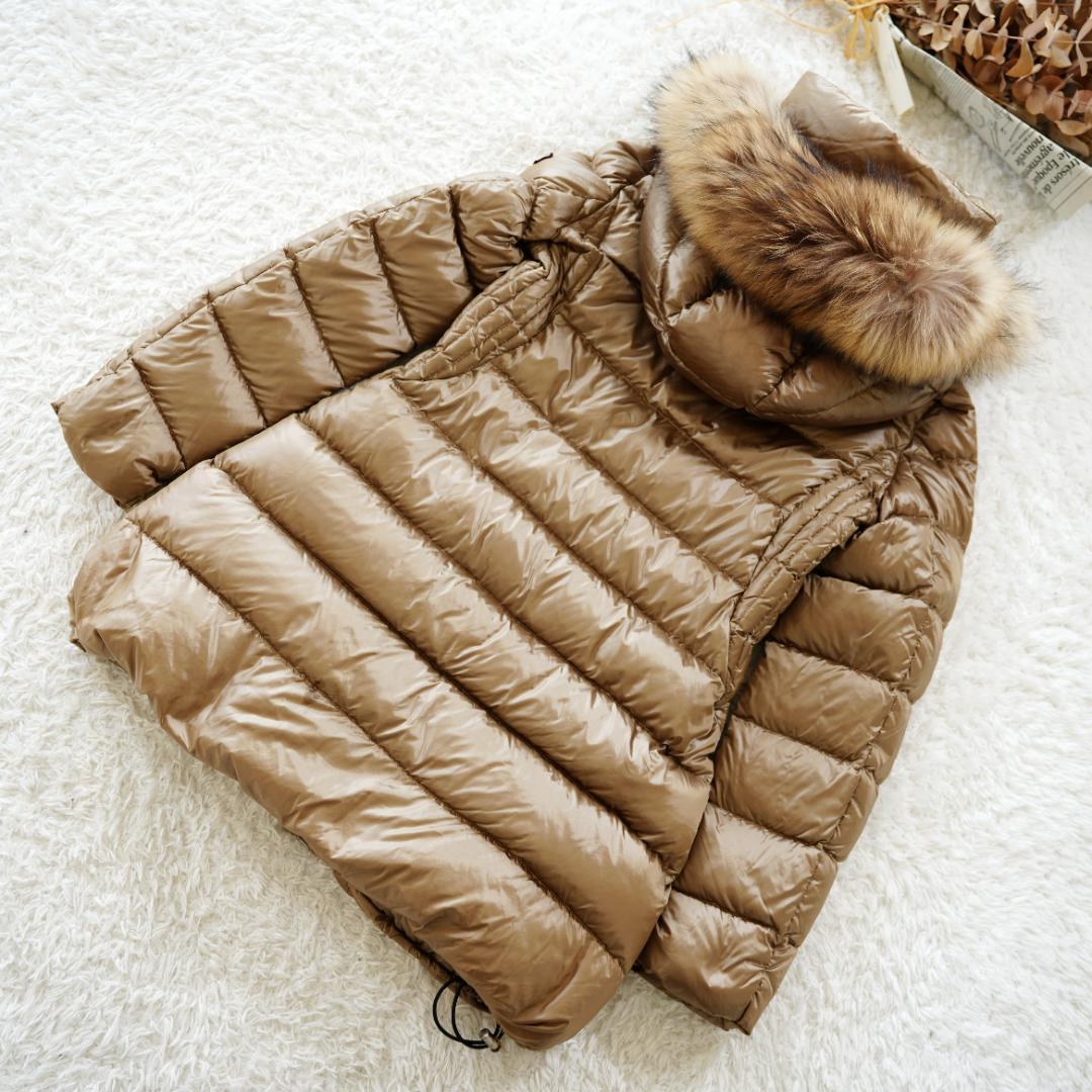 【美品】TATRAS　タトラス　ファー付ダウンコート　フード取り外し可能　M