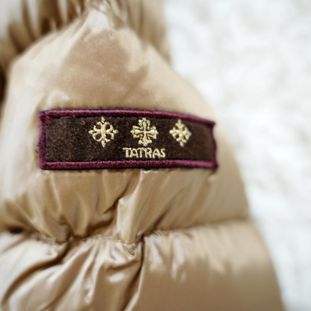 【美品】TATRAS　タトラス　ファー付ダウンコート　フード取り外し可能　M