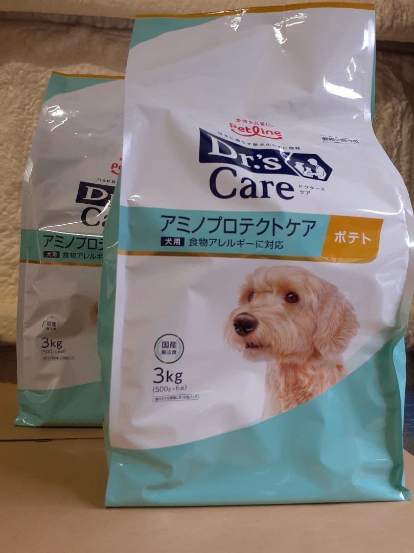 ちゃらちゃん♡様ドクターズケア犬用療法食アミノプロテクトケアポテト3kg×2袋