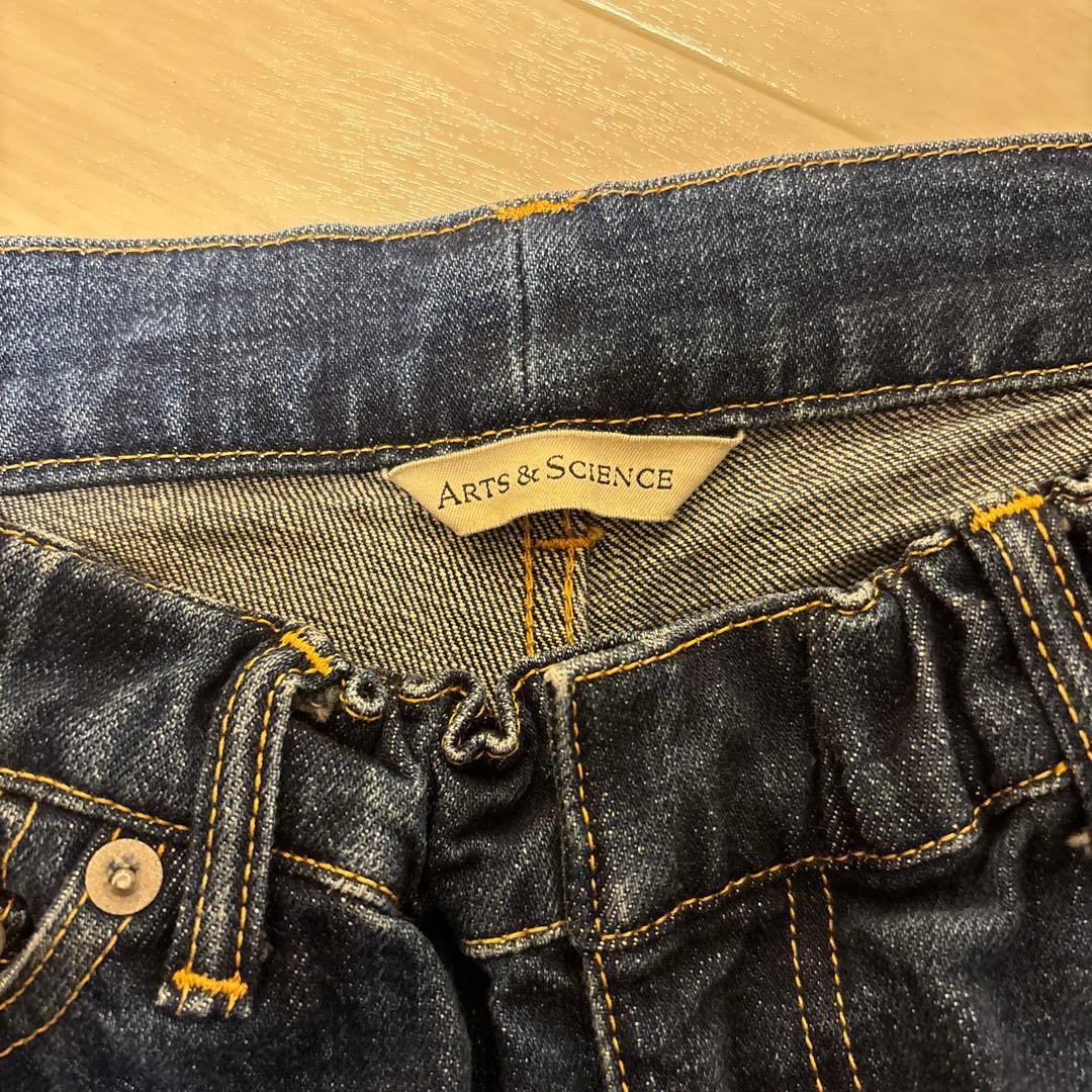 ARTS & SCIENCE デニム ストレートパンツ