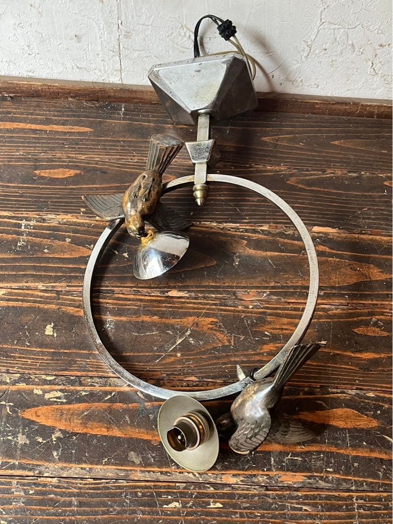 ジャンク アイアン 鳥 天井照明 インテリア