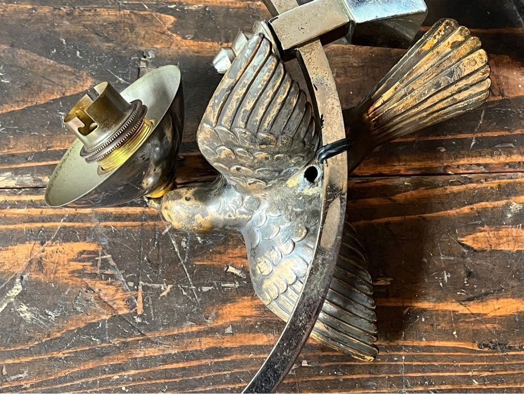 ジャンク アイアン 鳥 天井照明 インテリア