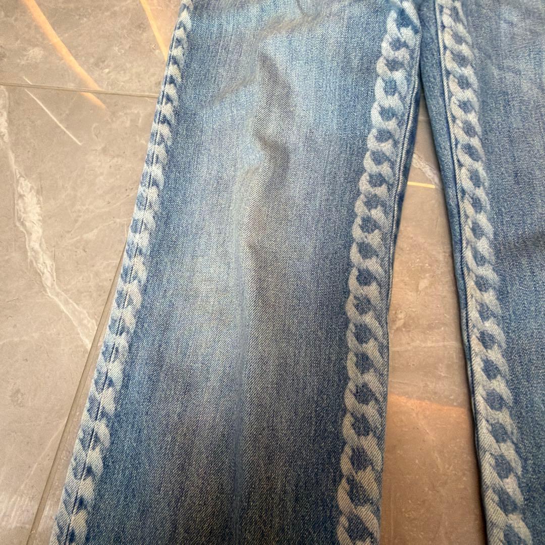 CHANEL ライトブルーデニムパンツ　36