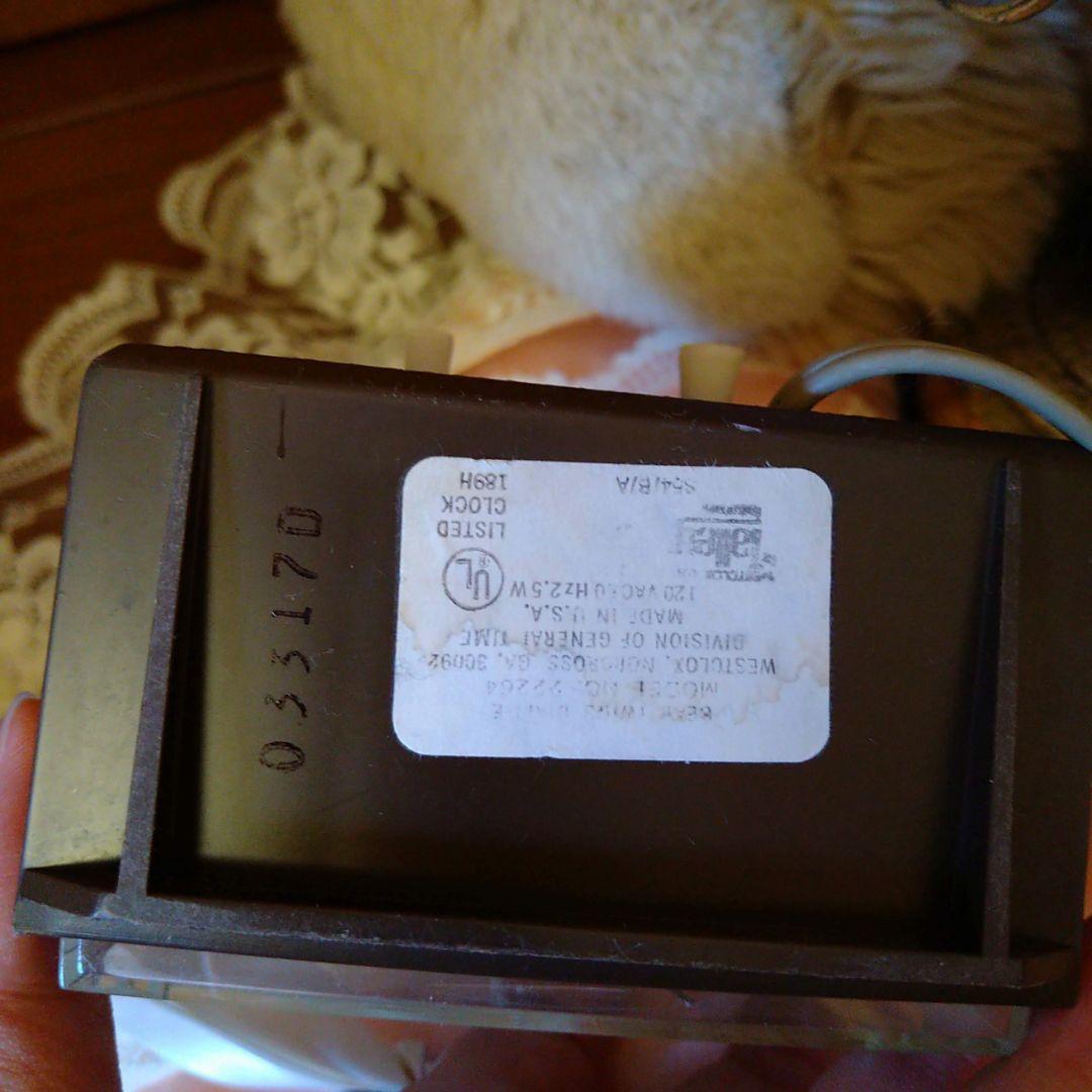 ヴィンテージ　アンティーク くま 時計 ファンシー雑貨インテリア　骨董　蚤の市