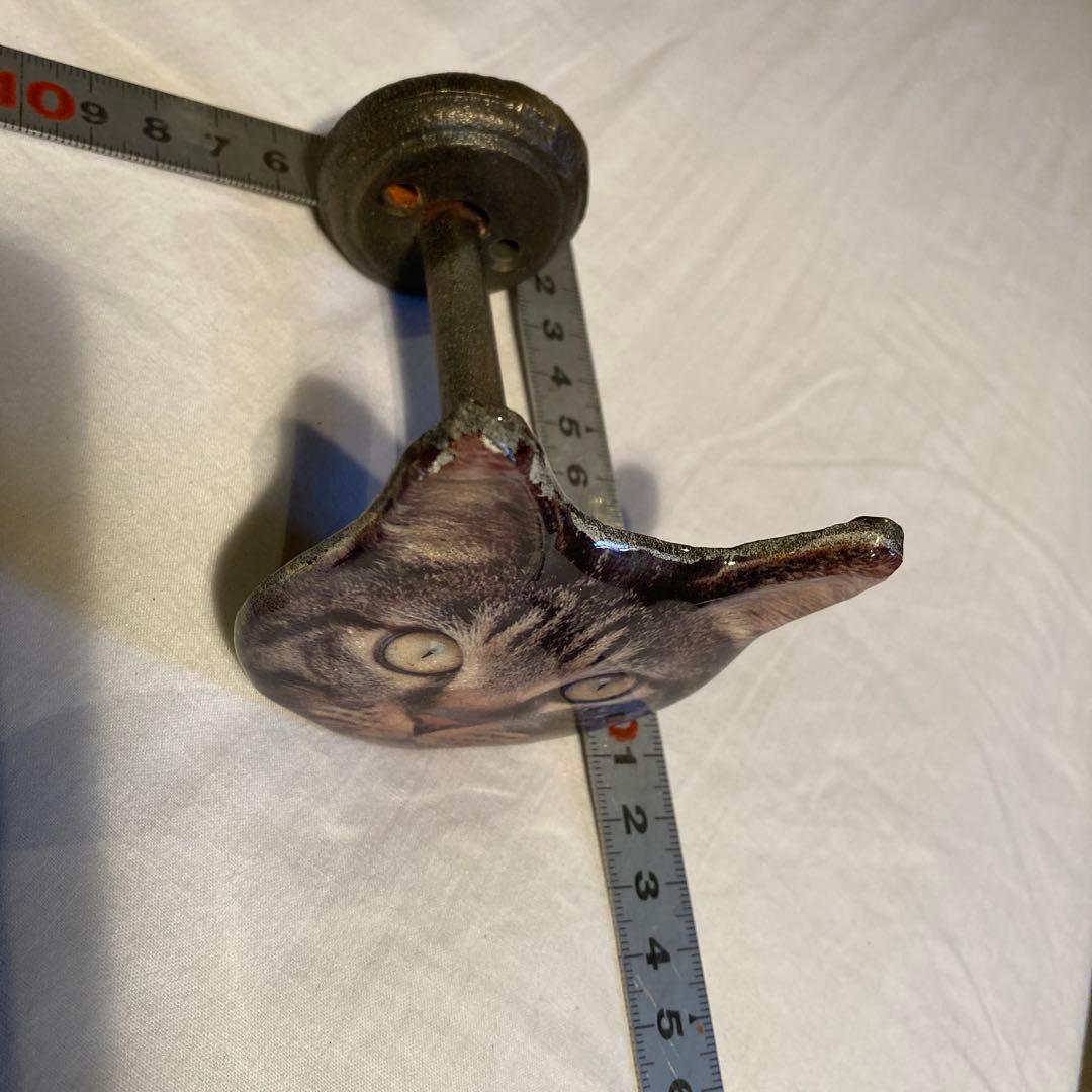 特注品　猫の取手/フック