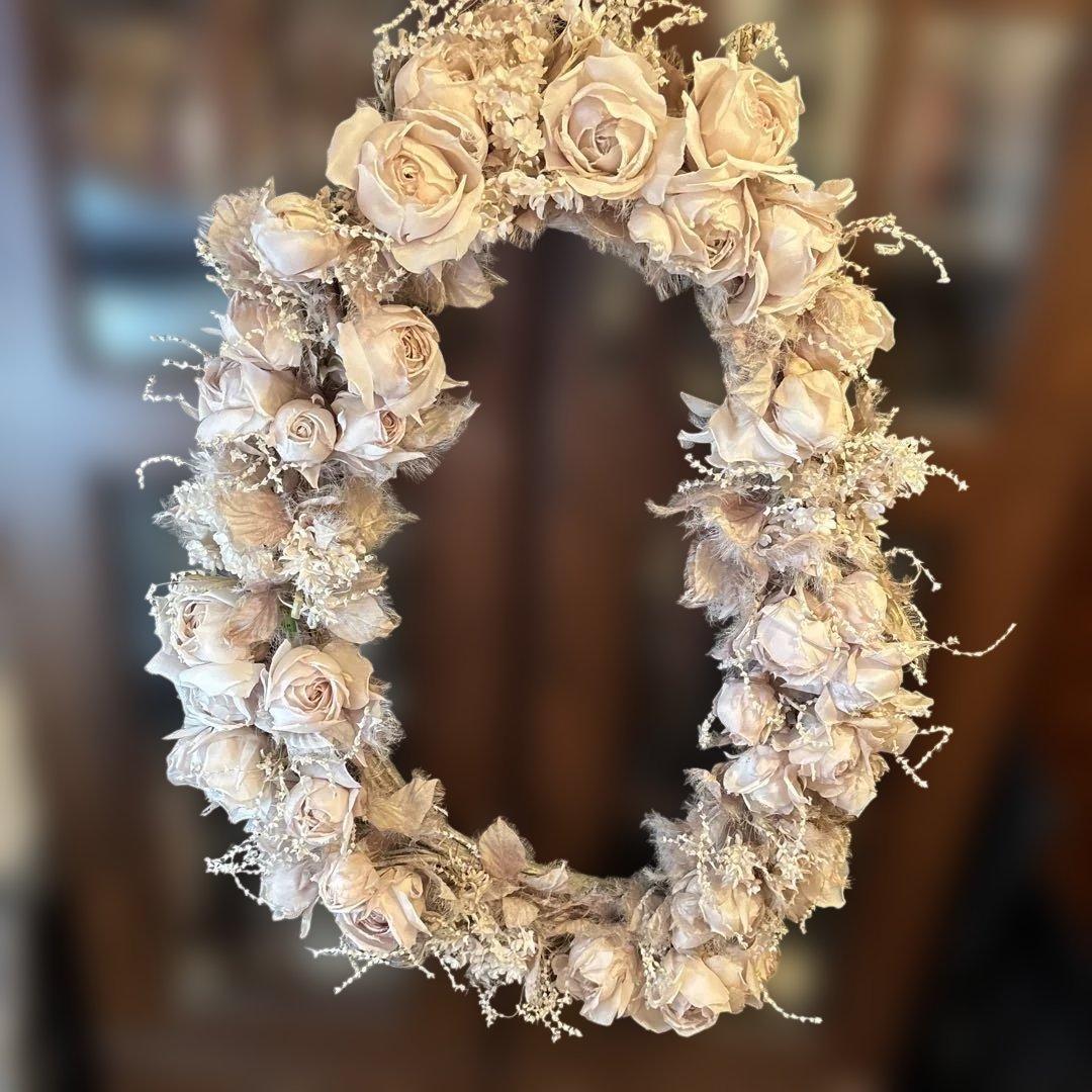 絹アートフラワー アンティーク布花