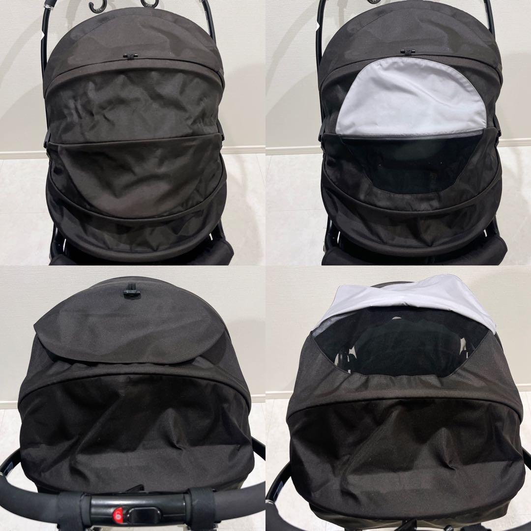 ピジョン Suuuto SB2 ベビーカー 両対面式 オールブラック 極美品