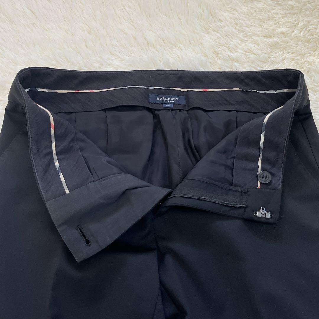 バーバリーロンドン パンツスーツ　ネイビー　ダークチェック　Mサイズ