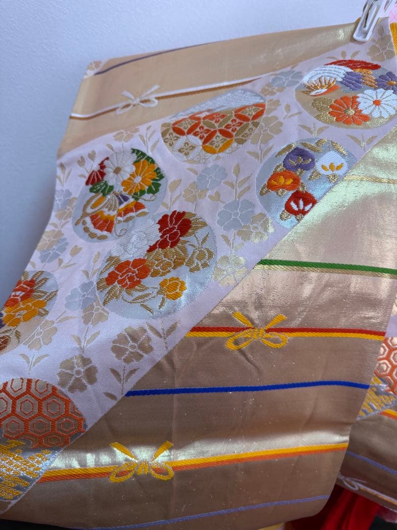 七五三 7歳　女児　お着物フルセット　黄色系