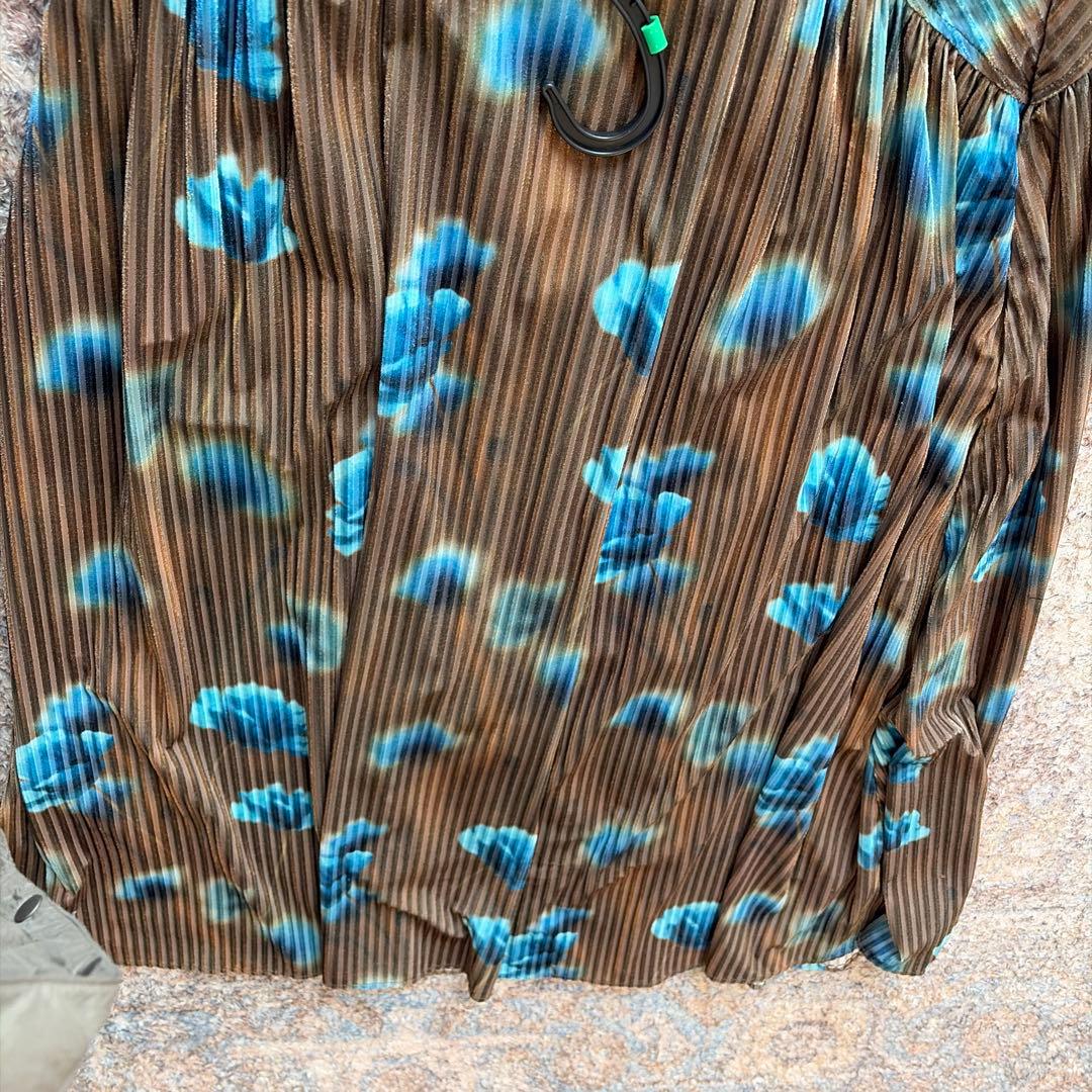 【Ameri VINTAGE】MILA VELOUR CUT DRESS M