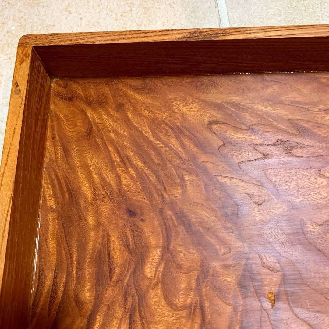 未使用　木製　ケヤキ　欅　木箱