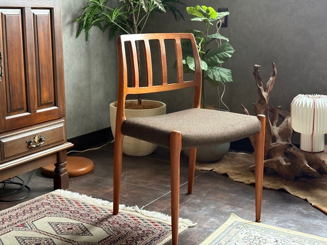 ④J.L. Møllers JLモラー　北欧ヴィンテージチェア　チーク材　NZ