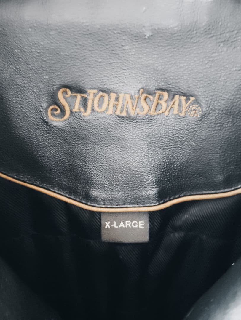 ST.John's Bay セントジョンズベイ レザージャケット 黒 美品