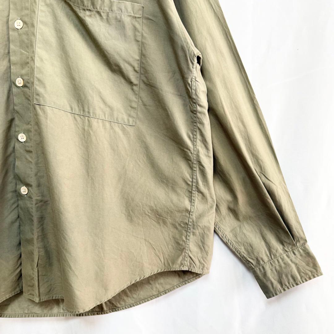 サイズ4 ！AURALEE ウォッシュドフィンクスツイルビッグシャツ