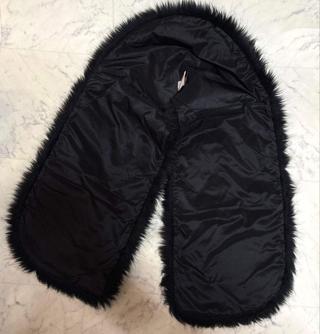COMME des GARCONS コムデギャルソン ファー ショール ブラック