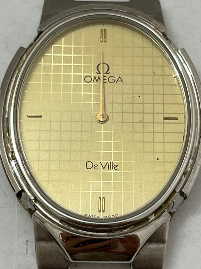 オメガ OMEGA DEVILLE デビル クオーツ 電池式 メンズ　②