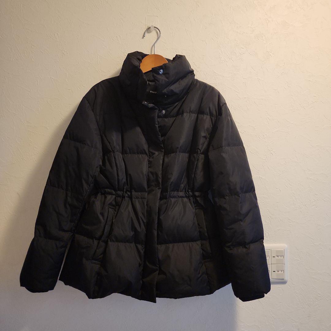 美品　theoryLTFeather Nylon StandCLR Puffer