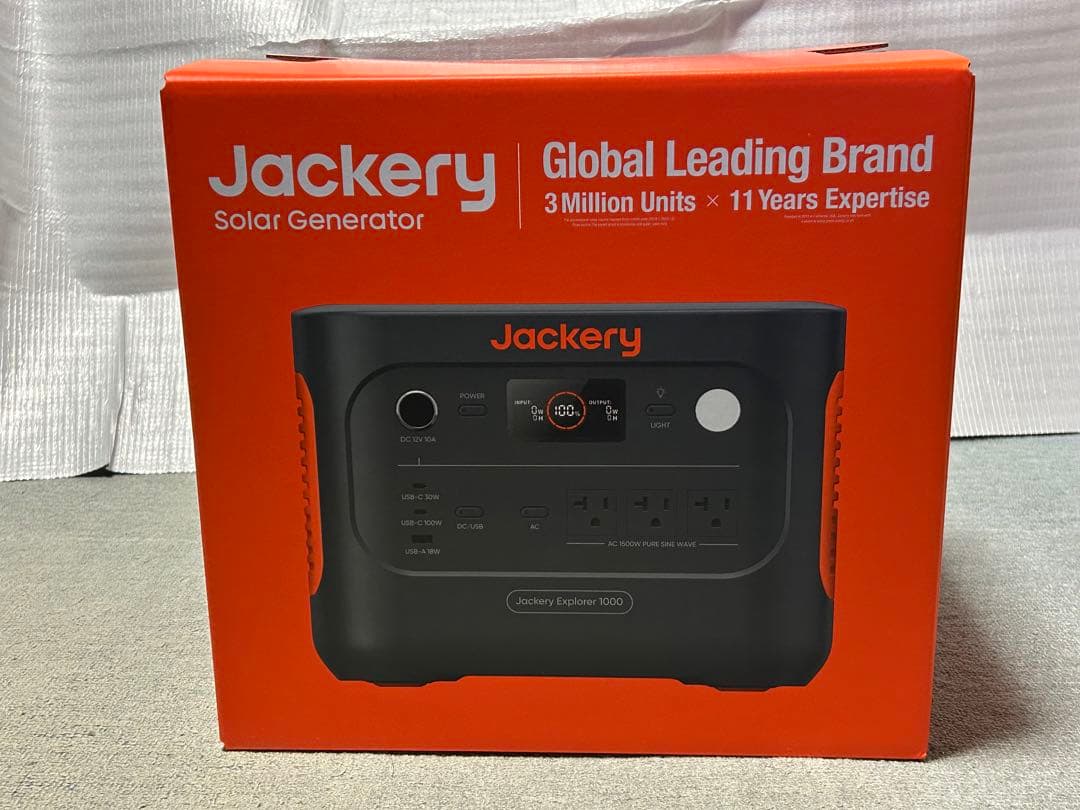 【未開封品】　Jackery 1000 new 型番　JE-1000D