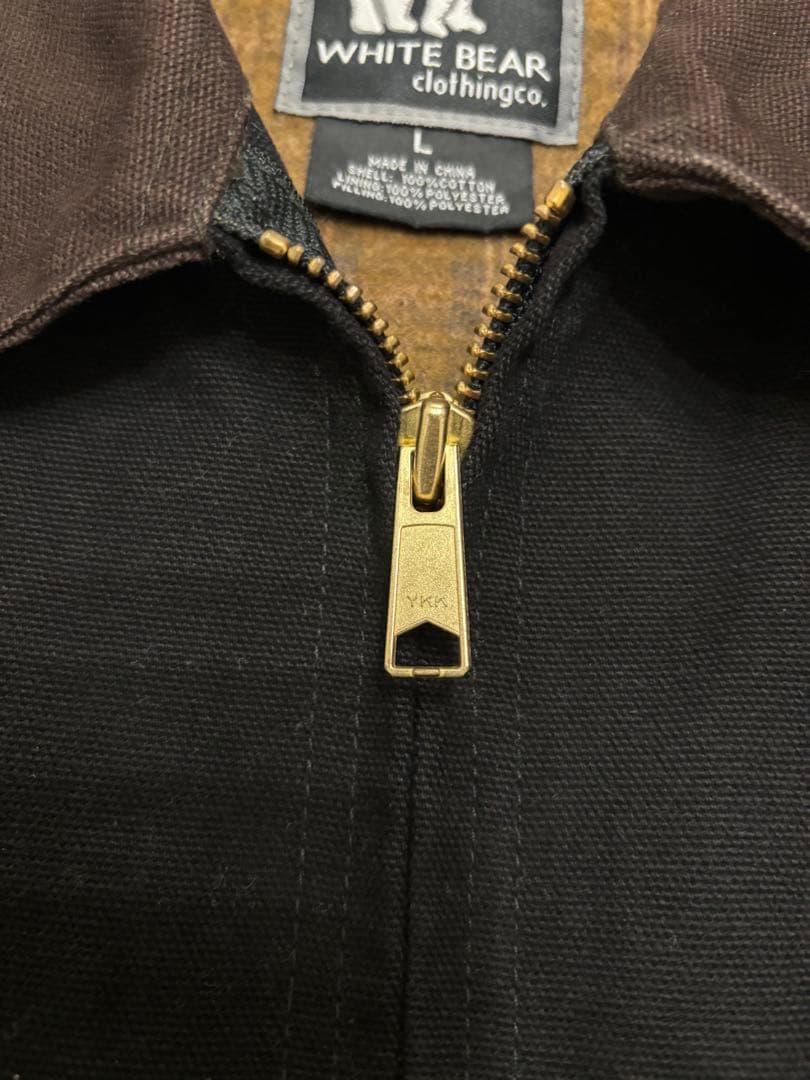 【超美品】デトロイトジャケット ダックワークジャケット ブラック Lサイズ