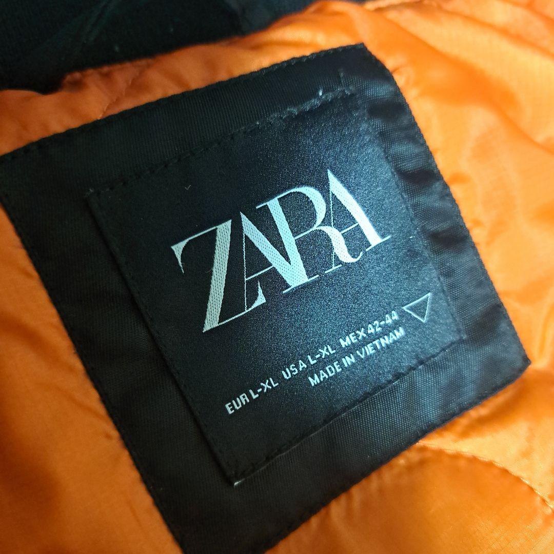 ZARA ブラック MA-1 フライトジャケット