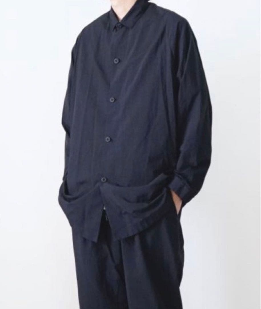 トップス TEATORA CARTRIDGE SHIRTS PACKABLE NAVY