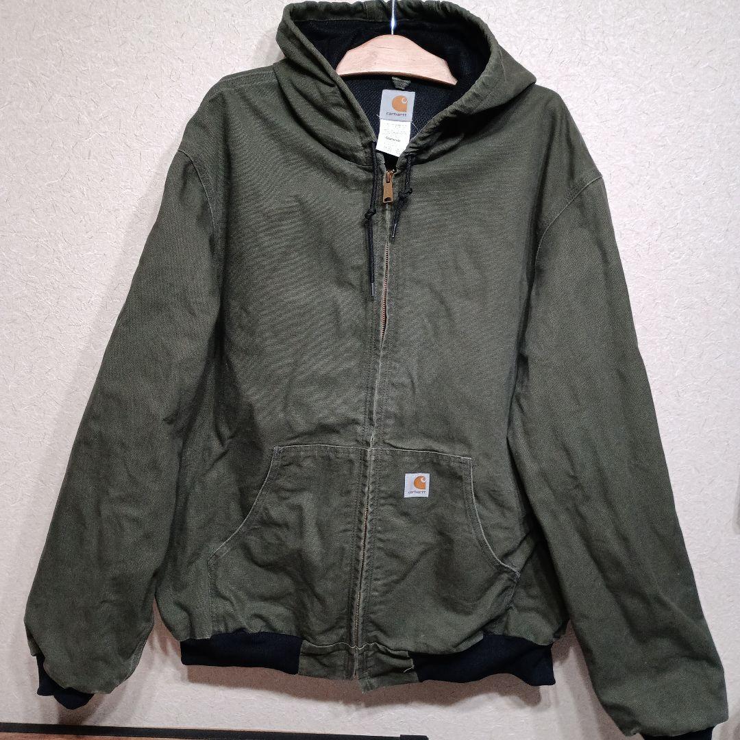 Carhartt アクティブジャケット　グリーン 2XL