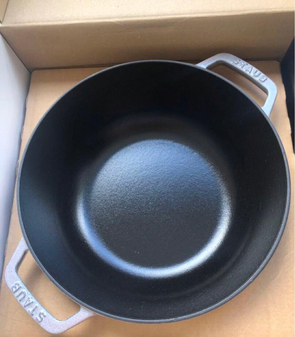 タイムセール【新品】ストウブ スノーフレーク シフォンローズ 24cm