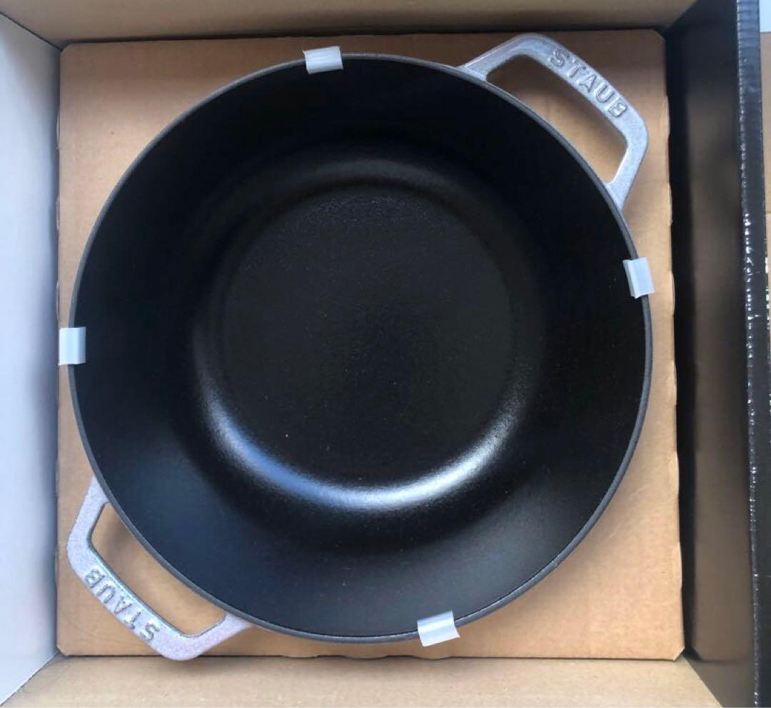 タイムセール【新品】ストウブ スノーフレーク シフォンローズ 24cm