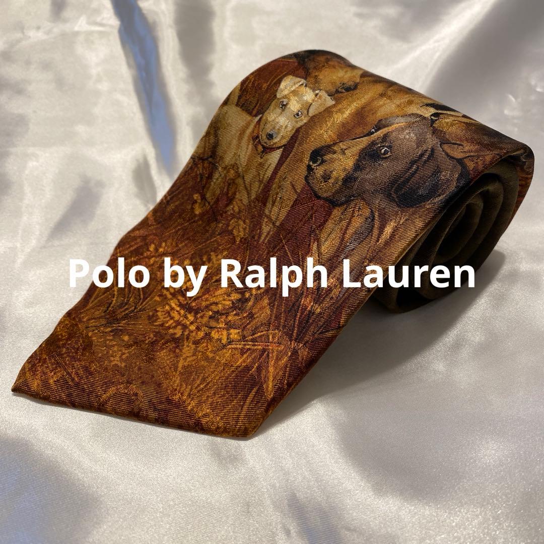Polo by Ralph Lauren ラルフローレン　傑作　シルクネクタイ