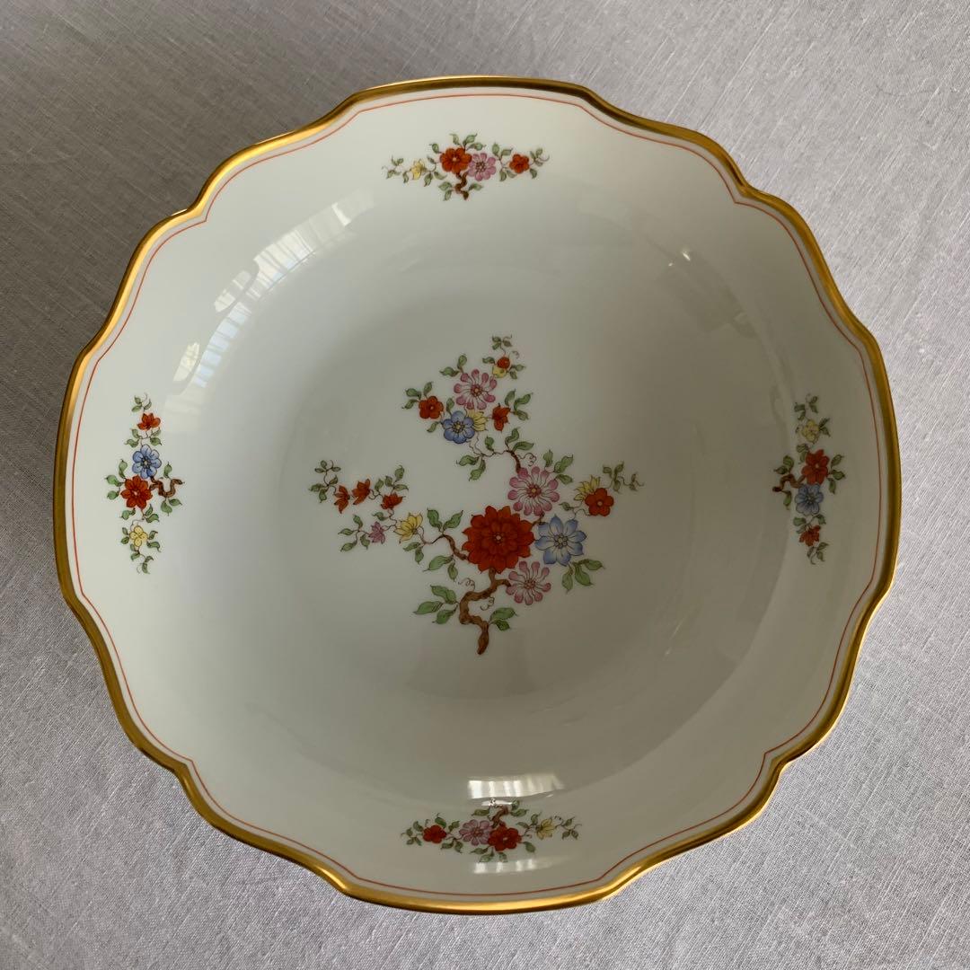 アウガルテン　カラフルシノワズリ　深皿  サラダボウル