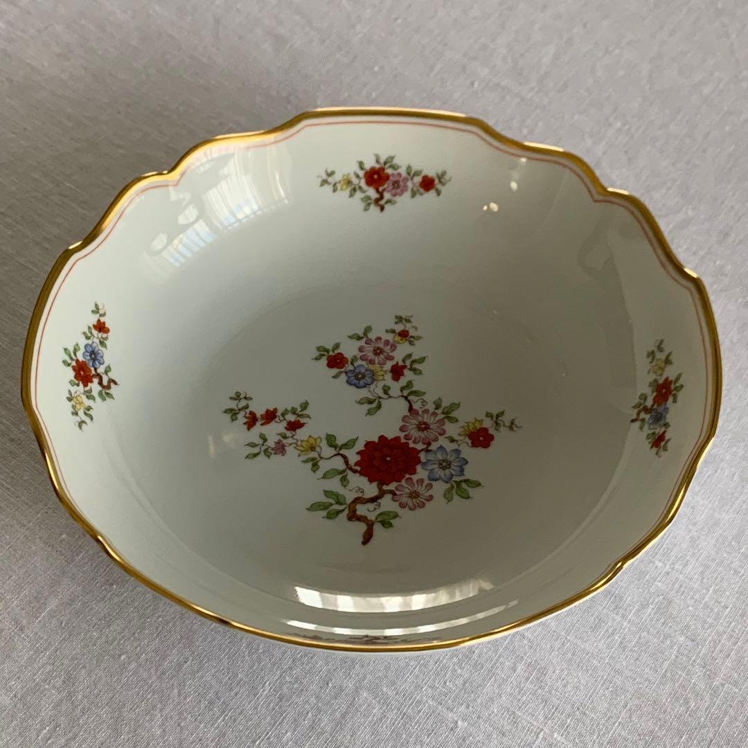 アウガルテン　カラフルシノワズリ　深皿  サラダボウル