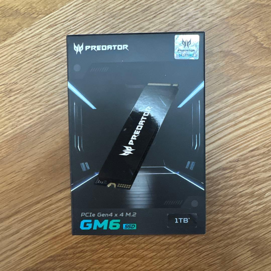 【新品未開封】Predator GM6 1TB M.2 SSD