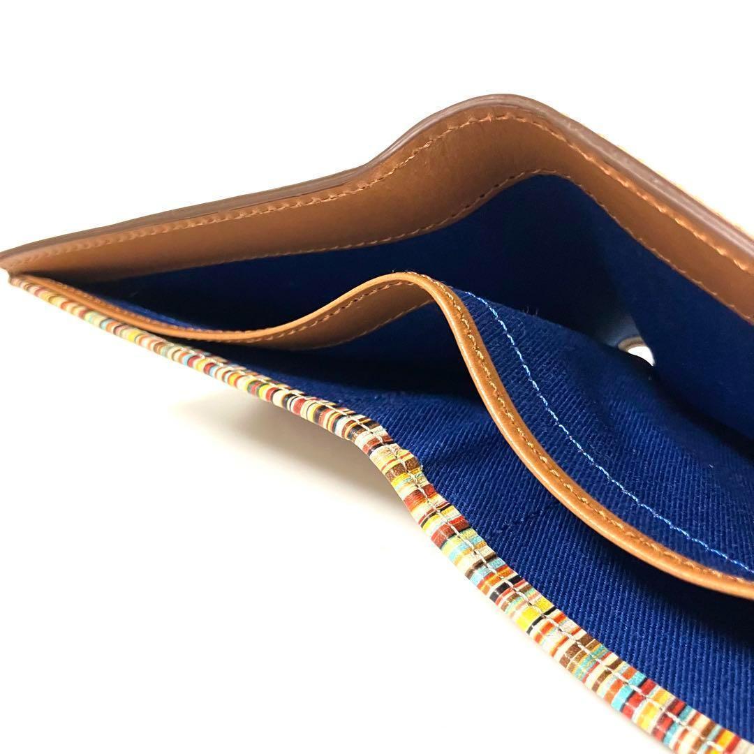 ポールスミス 財布 二つ折り財布 カード&札 キャメル Paul Smith