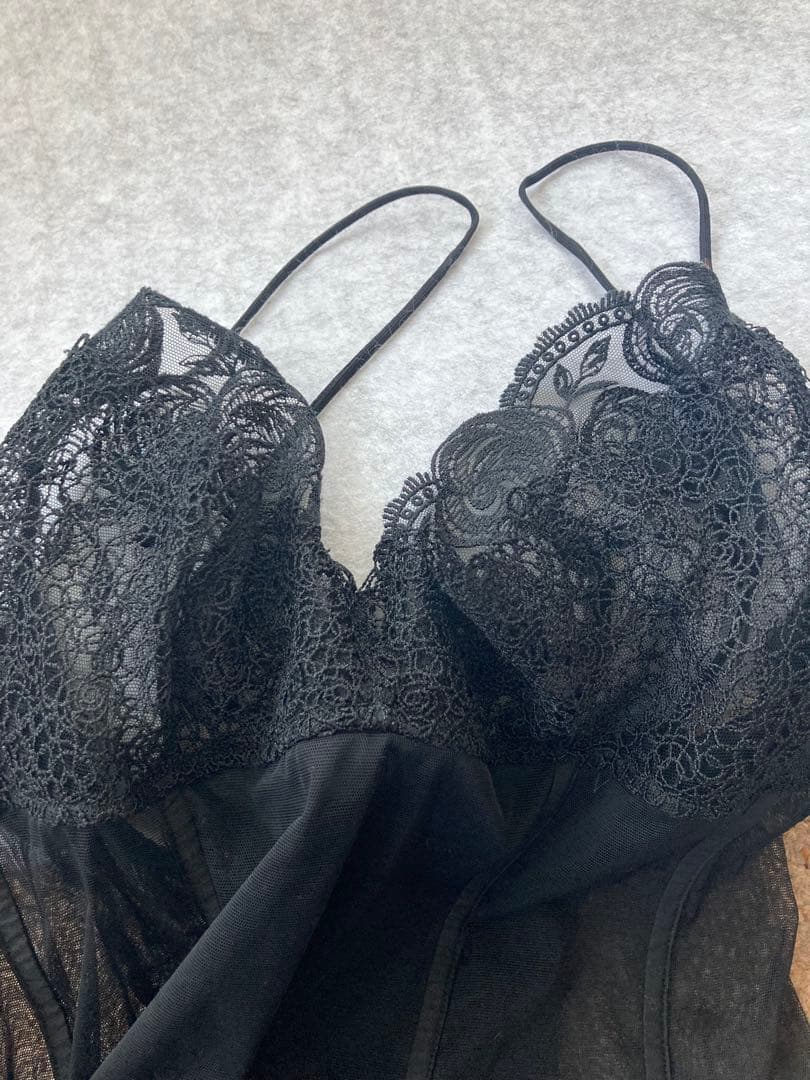 希少！ラペルラ　スリップ　3ブラック